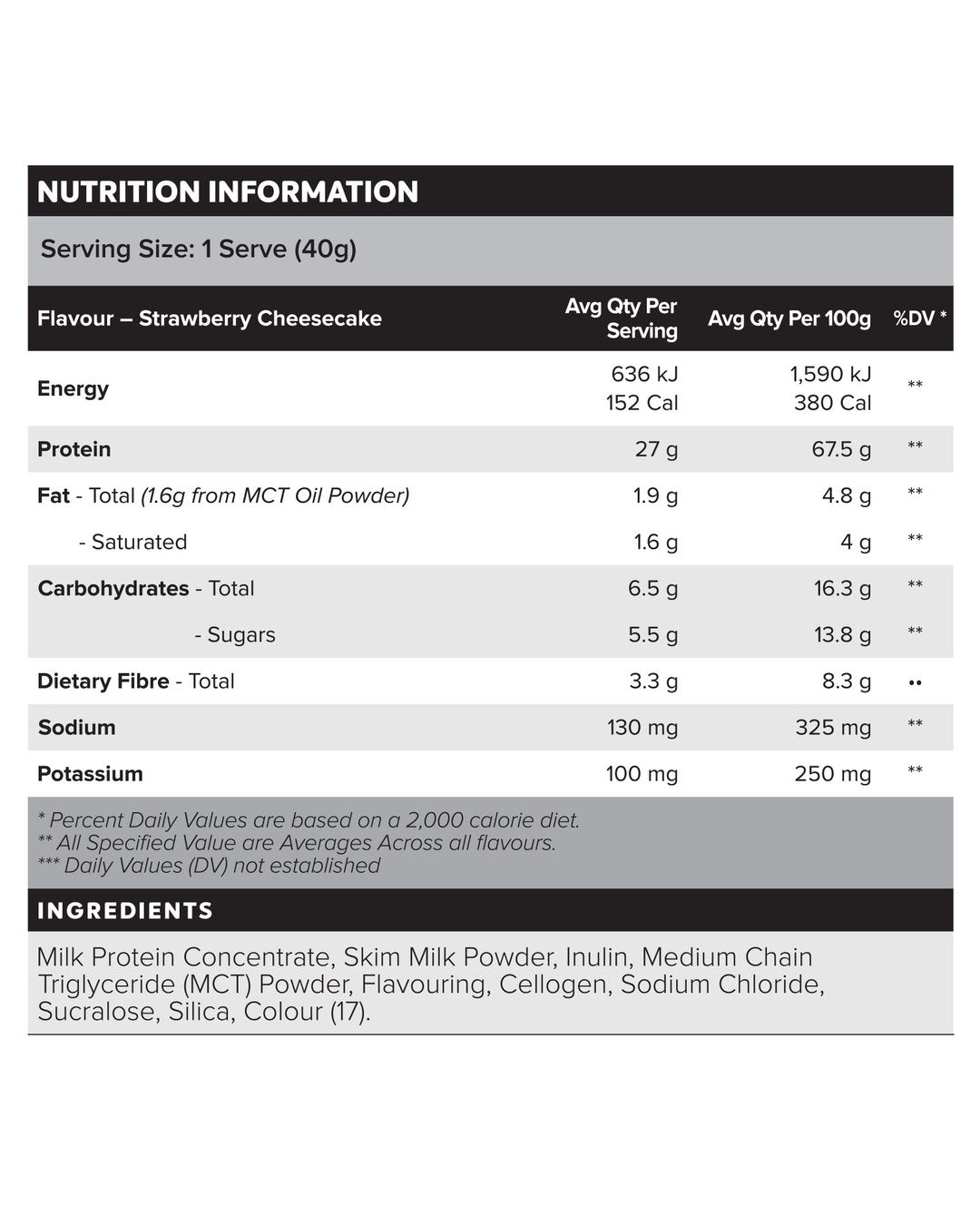 MN Custard Protein 25 Serve