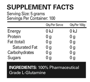 EHP Labs Glutamine 100serve