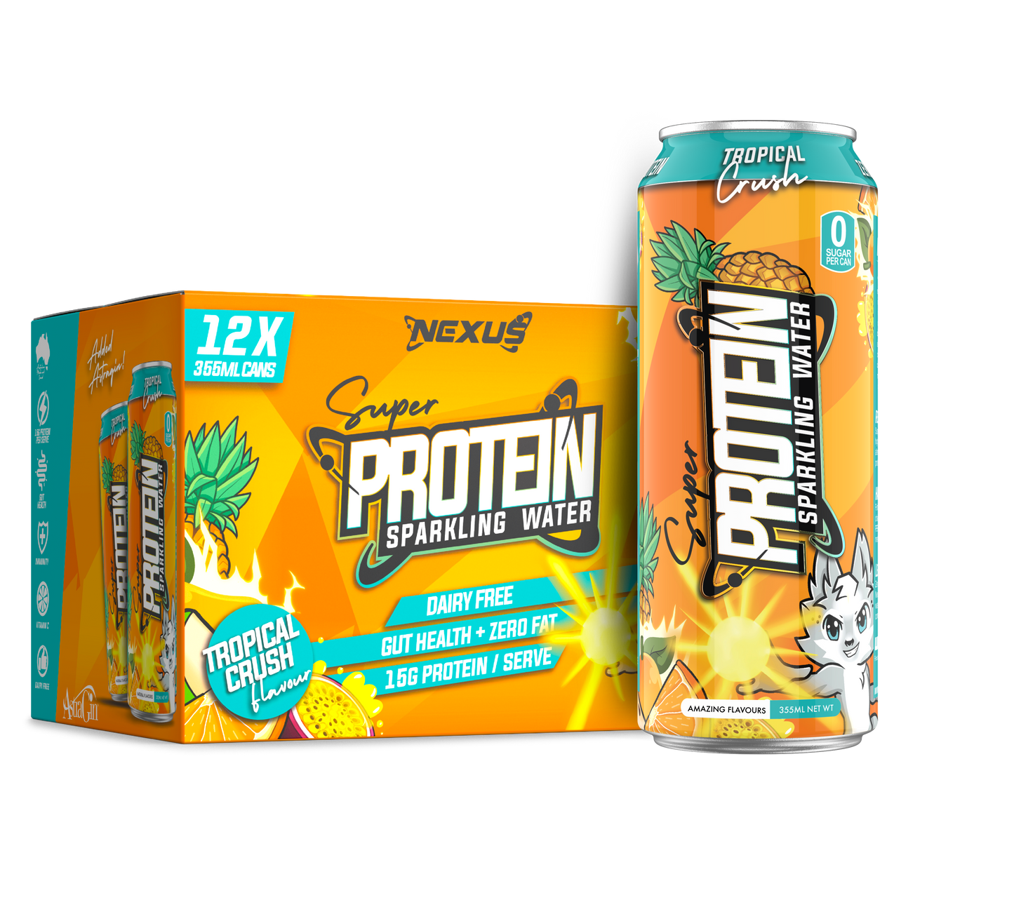 Nexus Super Protein Sparkling Water 6pack