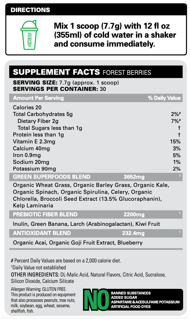 EHP Labs OxyGreens 30serve